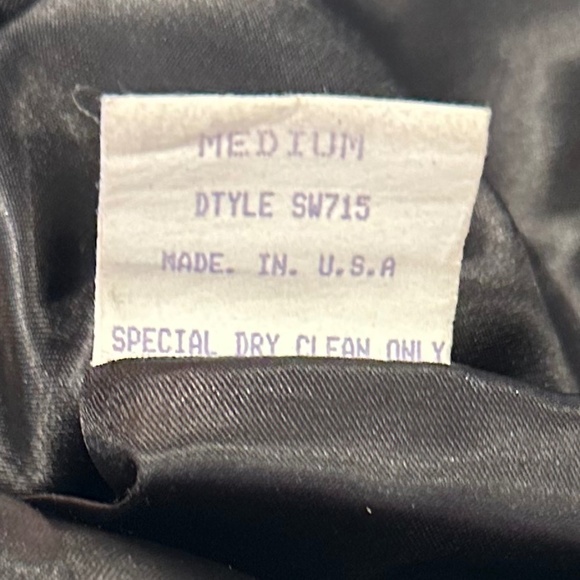 Women's SWANN So Very Soft Black Leather Jacket - Size M - Picture 12 of 12